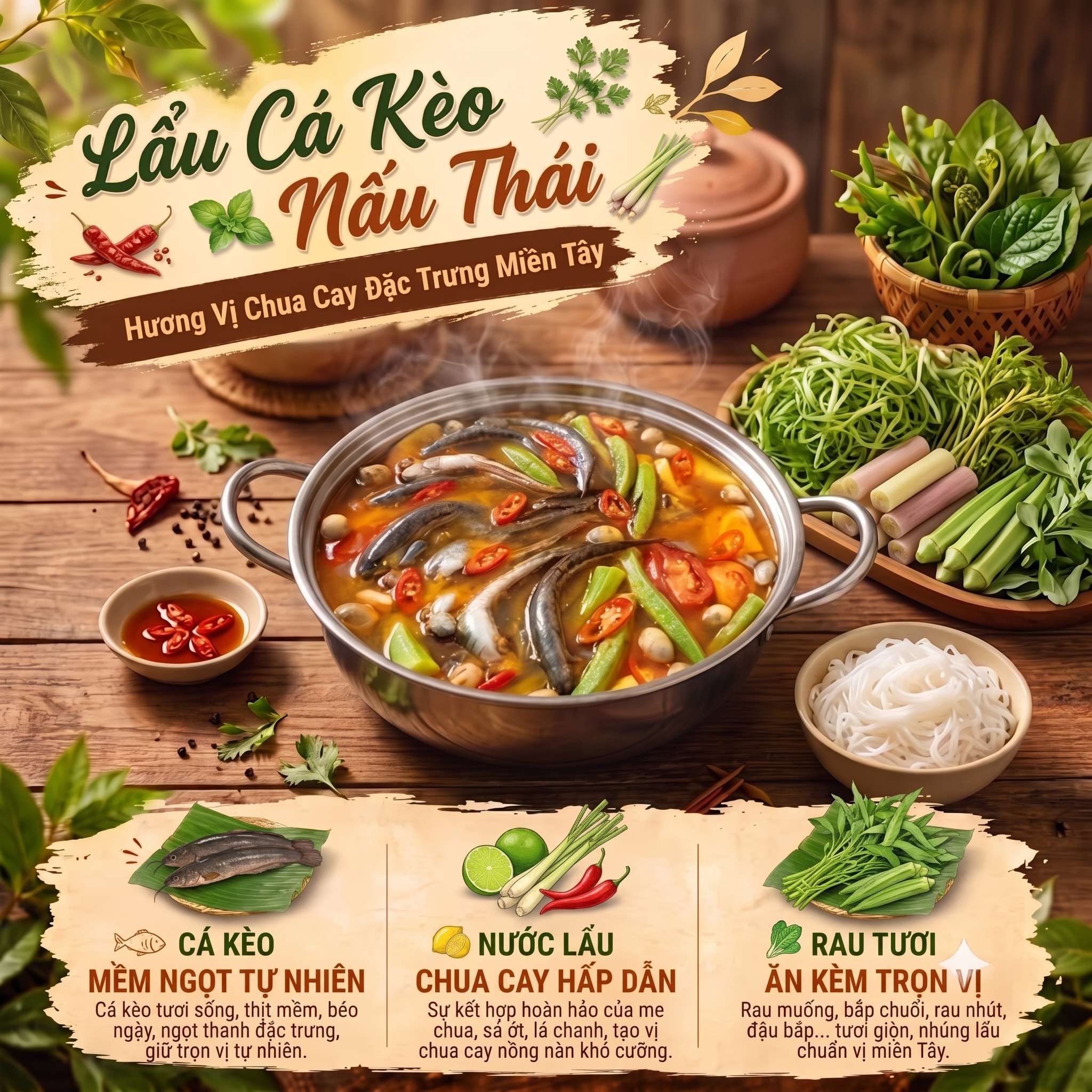 Lẩu Cá Kèo Nấu Thái