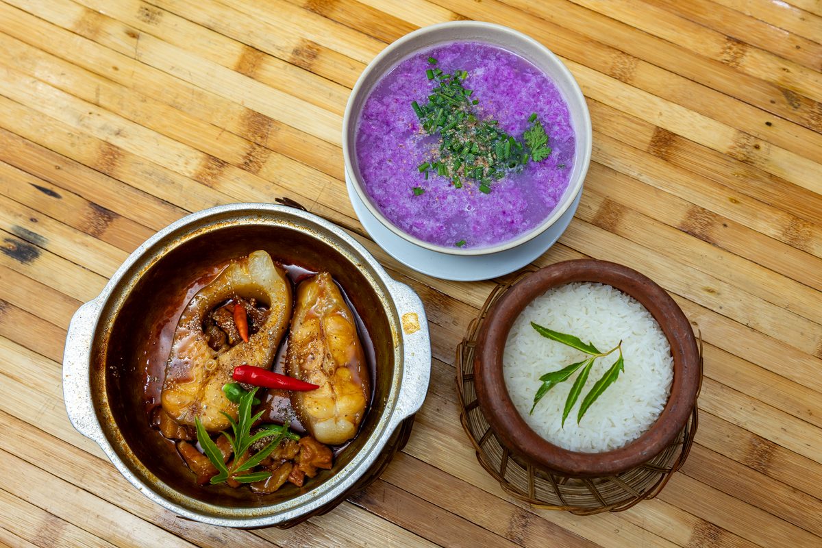 Mâm Cơm Niêu Cá Kho & Canh Khoai Mỡ