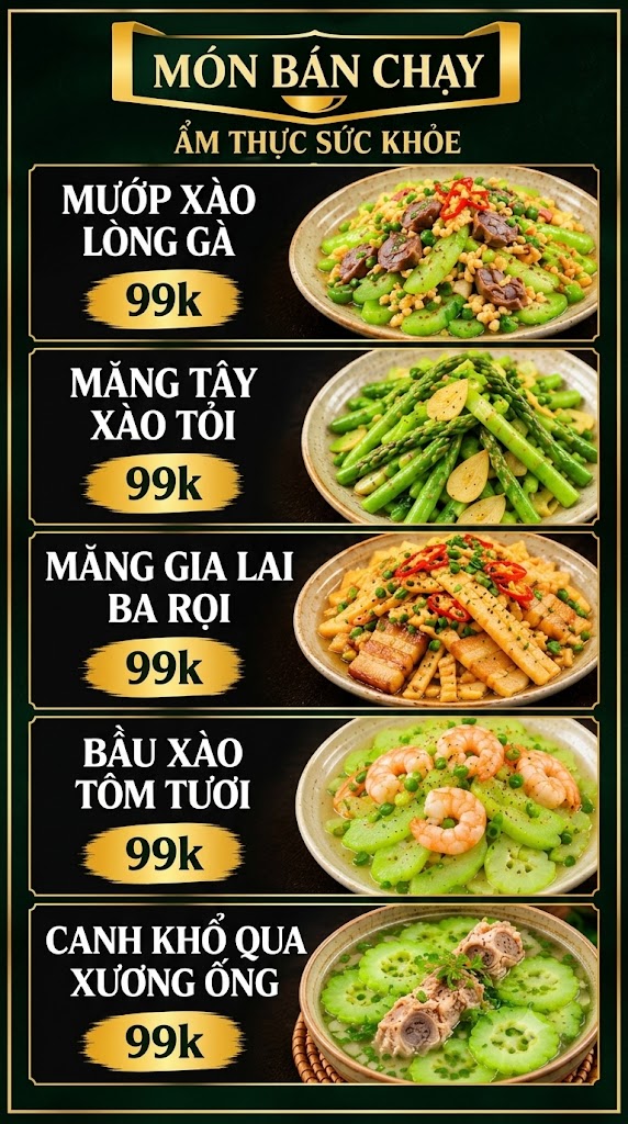 5 Món Bán Chạy Nhất Tại Cơm Niêu Đinh Lăng — Ẩm Thực Sức Khỏe Đồng Giá 99k